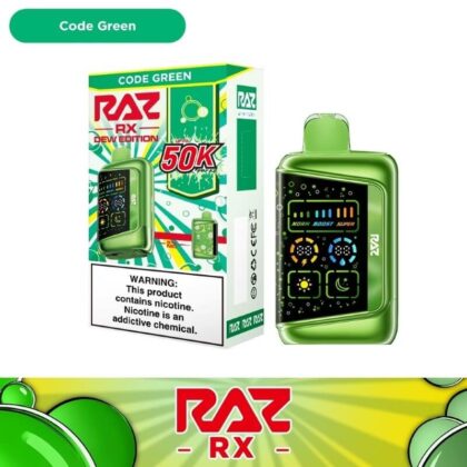 Code Green RAZ RX50K Dew Edition Disposable Vape